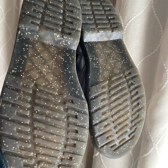 JUNIOR 1460 GLITTER STAR PATENT LACE UP BOOTS - Picture 5 of 6